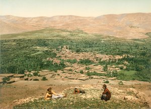 Zebdani在反黎巴嫩，1880-1900（photochrom） 作者 瑞士摄影师